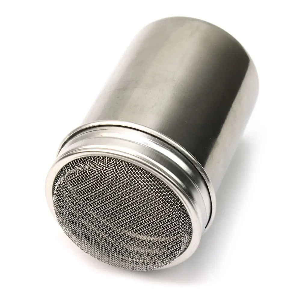 

Silver stainless steel mesh tube type dusters dusting salt shaker spice jar