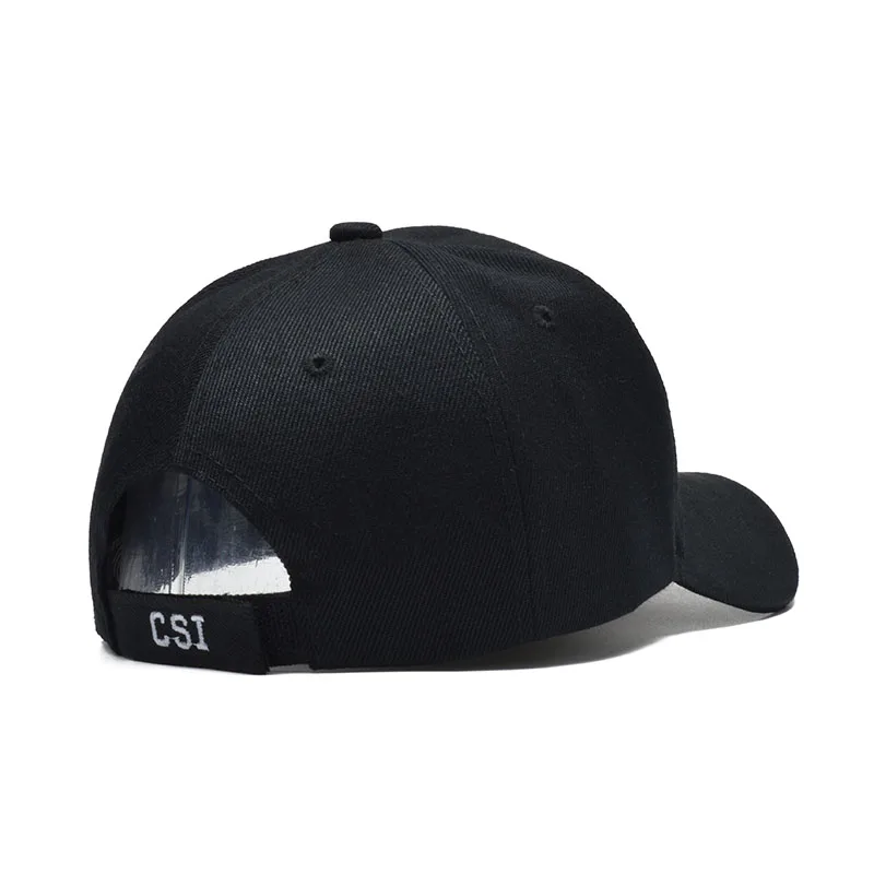  Unisex New Baseball Cap 3D Embroidery Csi Letter Gorras Para Hombre Bone Snapback Men Hat Adjustabl