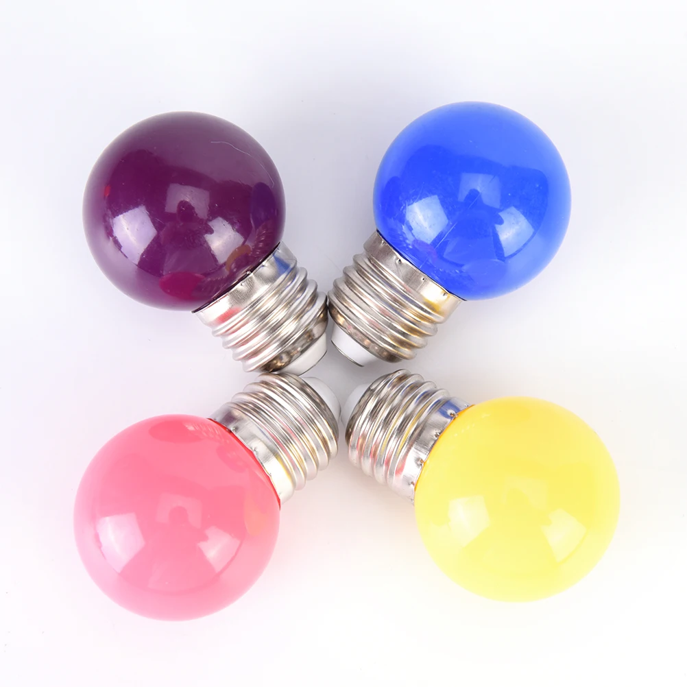 Цветная светодиодная лампа E27 с круглым свесветильник 3 Вт белая красная синяя