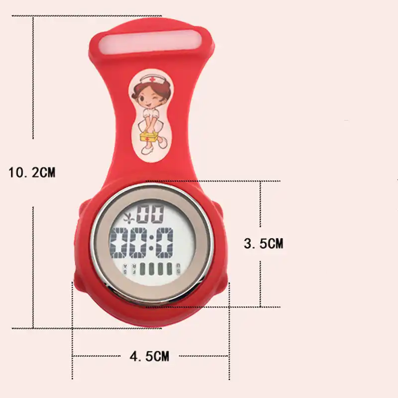 digital display pocket watch