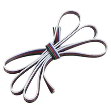 1 м 5 Pin удлинитель провода кабель для RGB W3528 5050 светодиодные ленты светильник