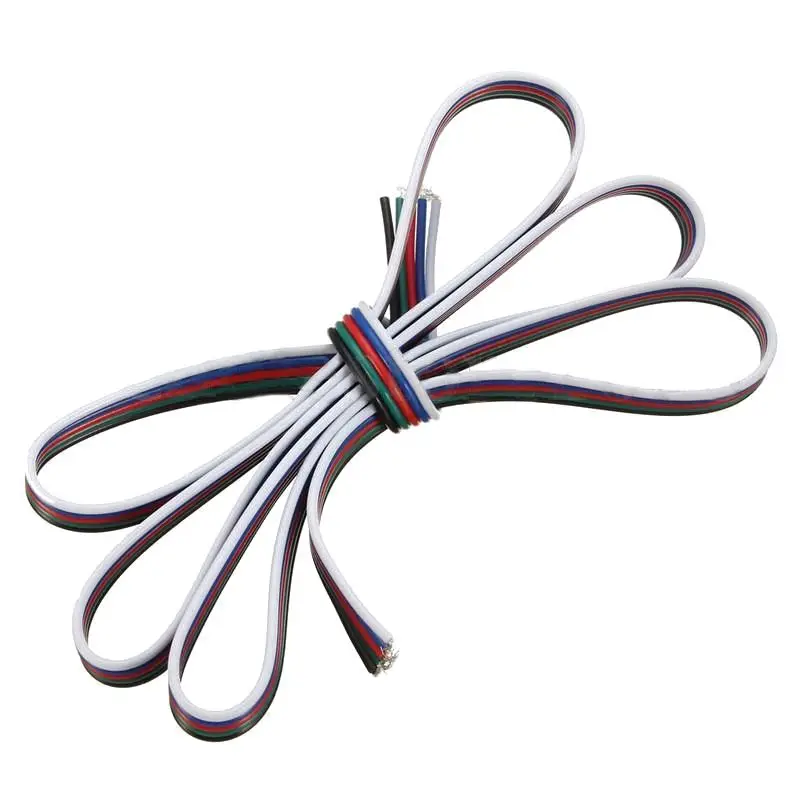 

1M 5 Pin Extension Wire Cable Cord For RGB W3528 5050 LED Strip Light Lamp
