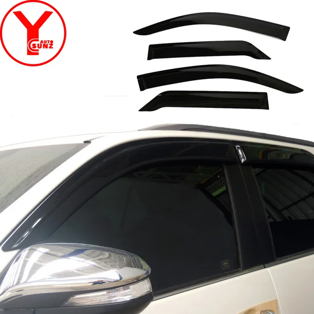 side window deflectors wind visor protector rain guard windshield car