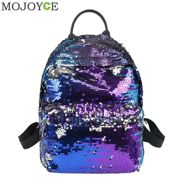 glitter school bag