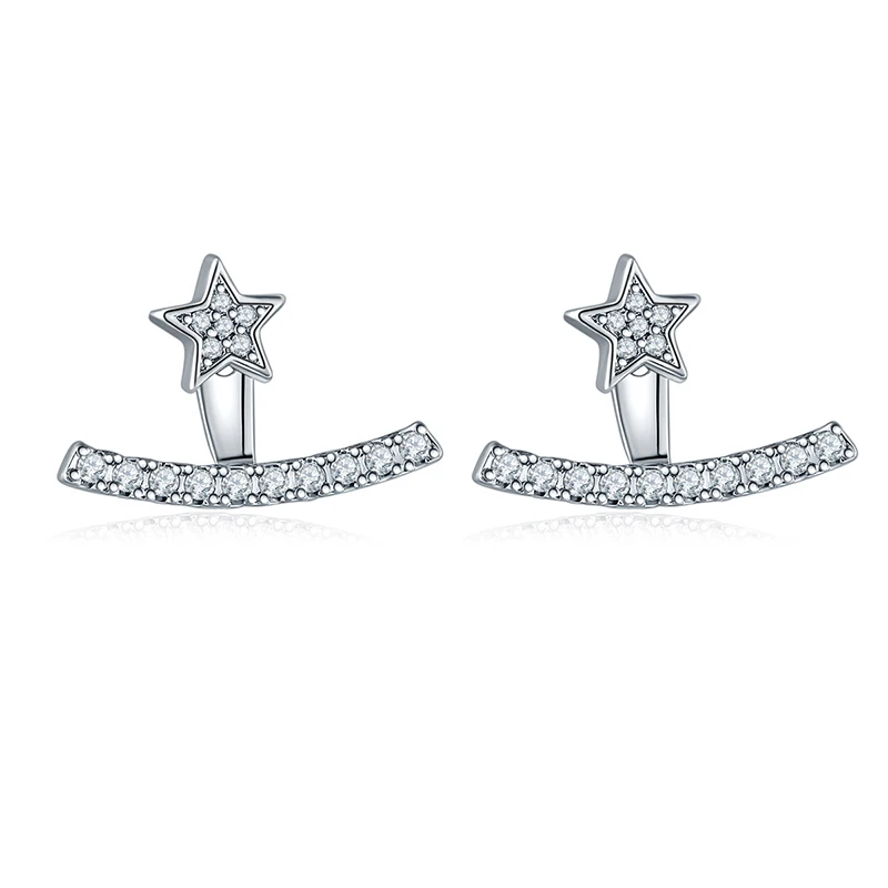 

Luxury AAA CZ Zircon Bend Arc Leaf Olive Branch Earrings For Women Party Wedding Dress Bride Jewelry