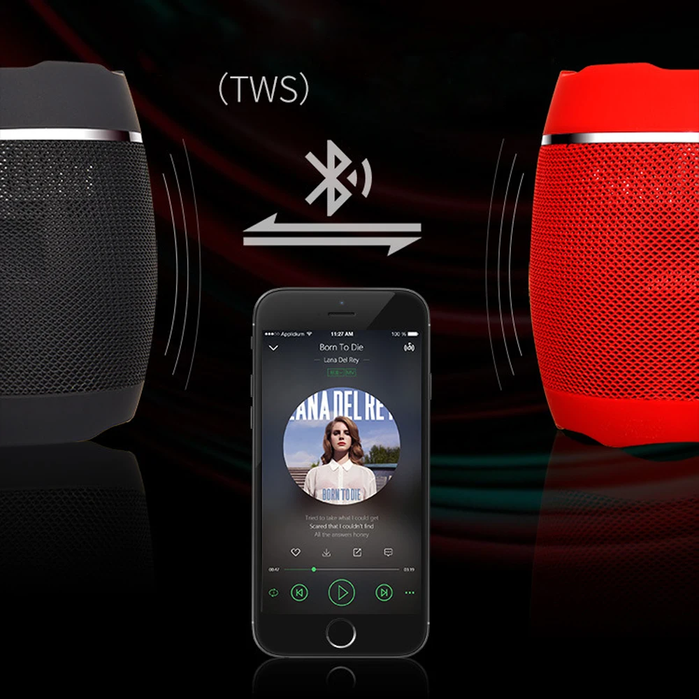 Портативная Bluetooth Колонка Joinrun 4 2 Беспроводная колонка аудиоресивер мини колонки