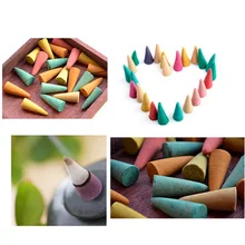 25 шт./упак. смесь натурального Ладан укладки красочные аромат тройной запах Ладан конусов или Ладан лоток попурри FPing в