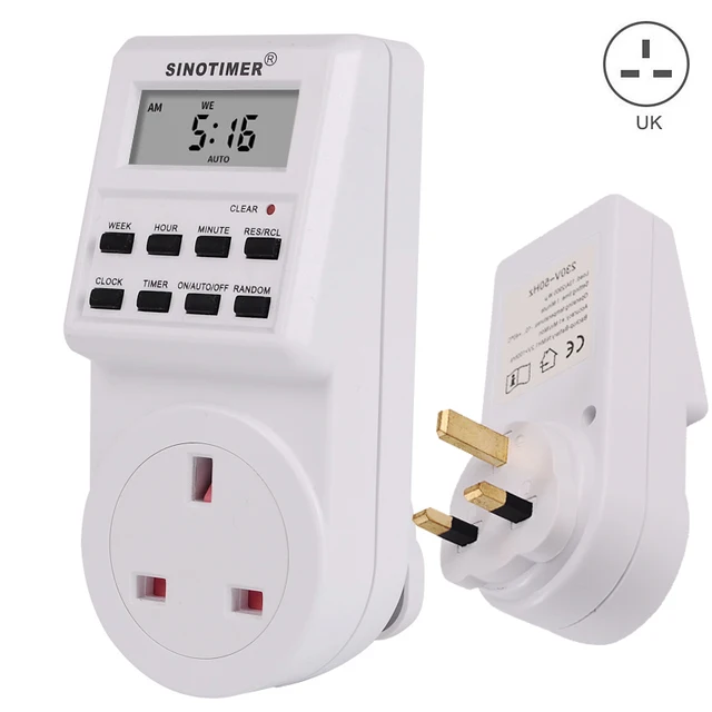 EU US UK FR BR Plug Electrical Weekly Programmable Wall Digital Plug in