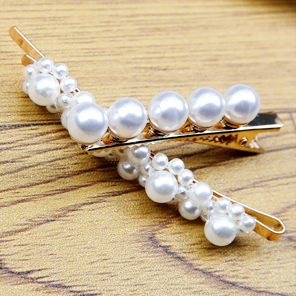 hair clips for women full pearls hairclip fashion style metal Metal Ponytail holder Hairpins BB Hairgrip Girls Hair Accessories hair clips for women full pearls hairclip fashion style metal Metal Ponytail holder Hairpins BB Hairgrip Girls Hair Accessories