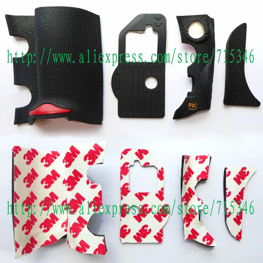 NEW A Set of 4 Pieces Grip Rubber Cover Unit For Nikon D700 Digital Camera Body Shell + Tape | Электроника