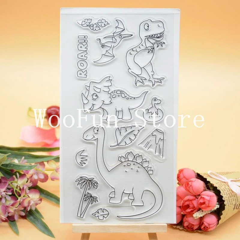 

Dragon Rubber Clear Stamp for Card Making Decoration and Scrampbooking