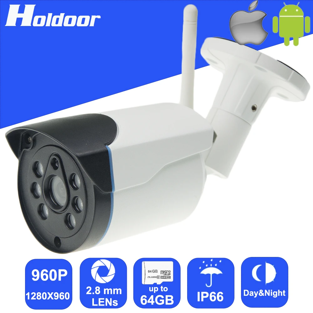 

Mini WiFi IP Camera 960P 1/3" CMOS 2.8mm CCTV HD Lens Motion Detection Alarm email image alert video record smartphone remote