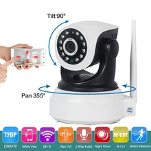 Mini Wireless Security 1 0MP HD 720P Wifi IP Camera P2P Pan Tilt Baby Monitor 2