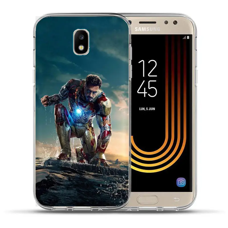 Чехол Marvel с Мстителями для samsung Galaxy J3, J5, J7,,, J2 Prime, G530, мягкий ТПУ чехол, чехол Capinha Etui