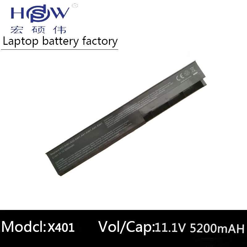 HSW 6 ячеек Батарея для ASUS a31 x401 A32 X401 a41 a42 X301 X301A X301U X401A X401U X501 X501A X501U bateria Акку|battery for