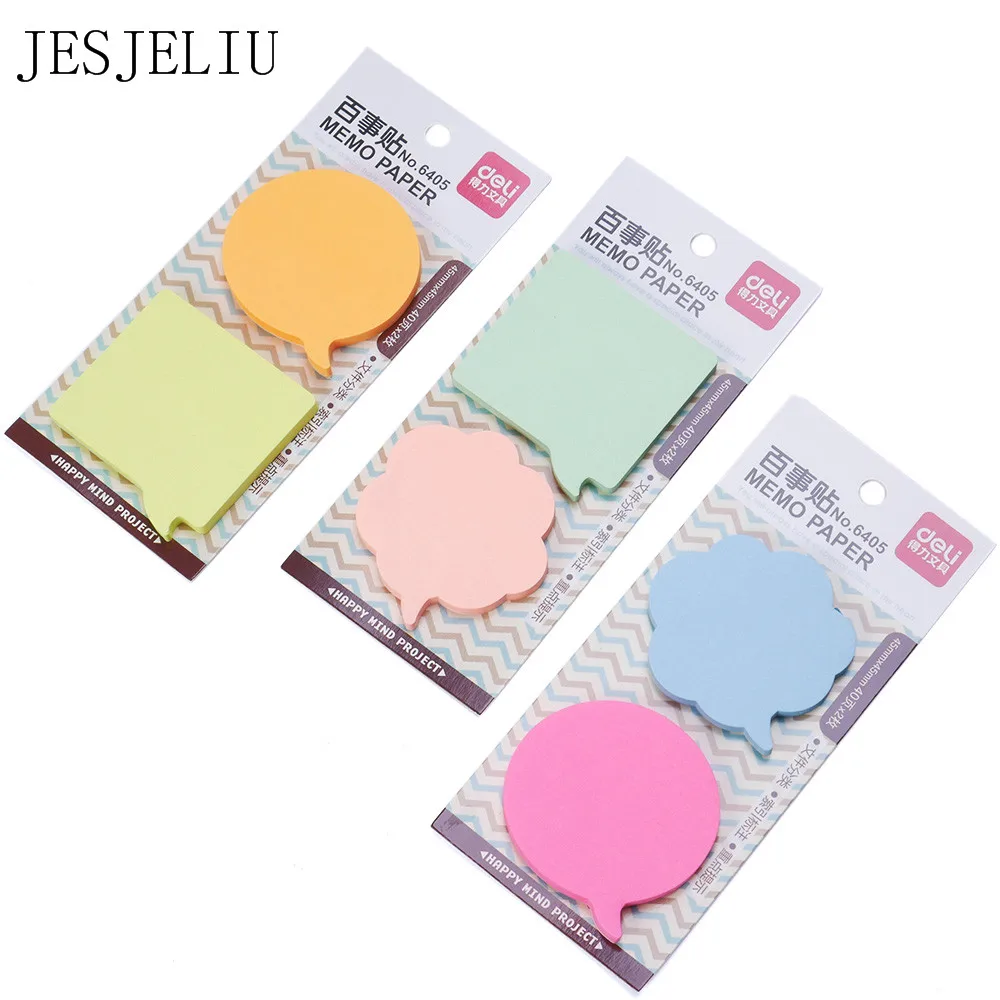

Creative Dialog Box Cloud Memo Pad Note Cute Kawaii Sticky Paper For Kids Korean Stationery school office supplies gifts
