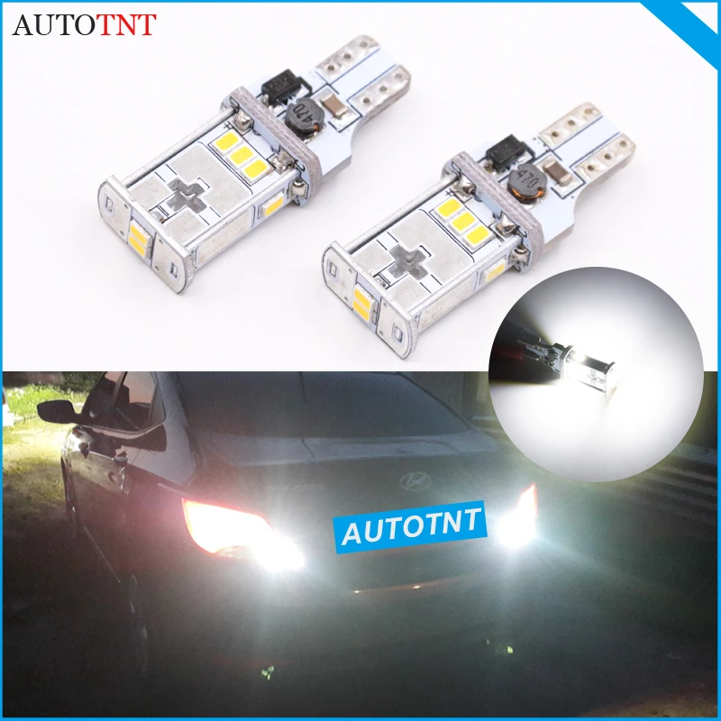 2X T15 W16W 912 921 светодиодный автомобильный светильник белый Canbus без ошибок для Hyundai I20
