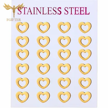 

Wholesale Woman Earrings Love Heart Earring Stainless Steel Stud Earings Fashion Women Jewelry Accessories