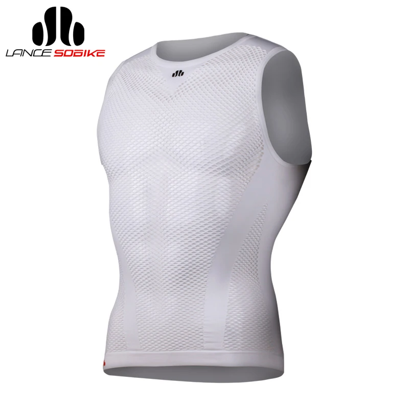 

SOBIKE Men's Mesh Cobweb Breathable Bike Cycling Cycle Clothing Sleeveless Jersey Vest Compress Base Layer Underwear-Spiderman