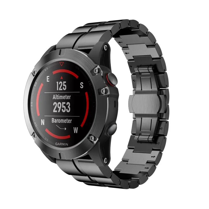 26 мм металлический сменный ремешок из нержавеющей стали для Garmin Fenix 5X Fenix 3 3HR Band Quick Release Fit ремешок для часов браслет