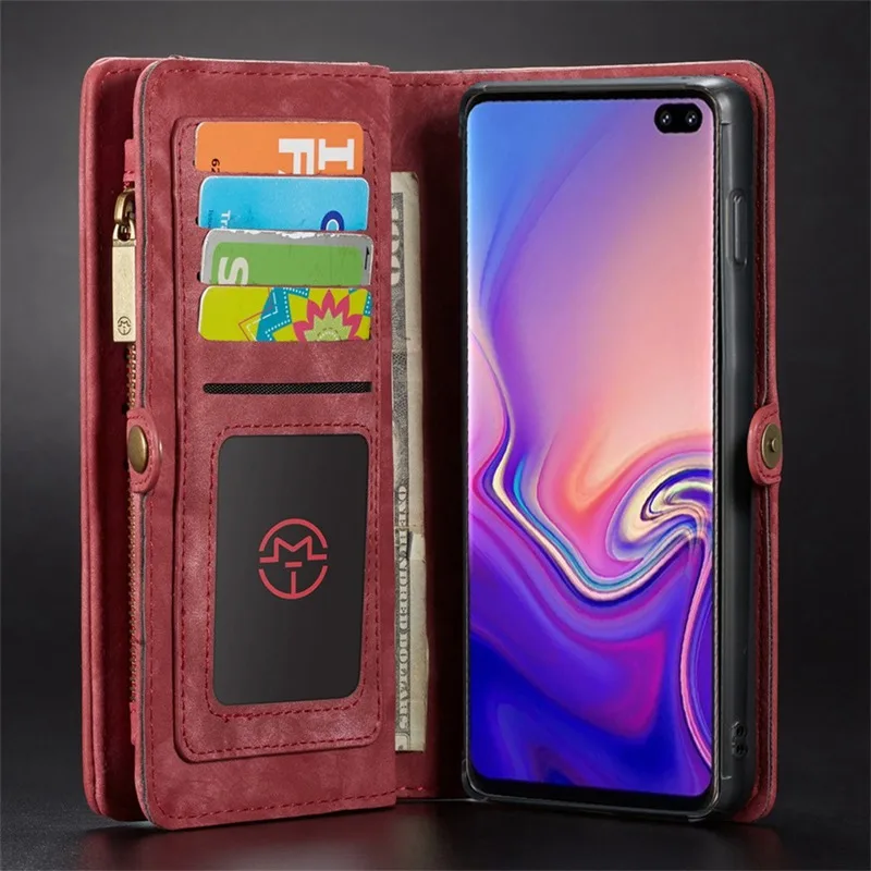 Для 360 защитной Coque samsung S10Plus Магнитная Адсорбция металлический бампер Стекло