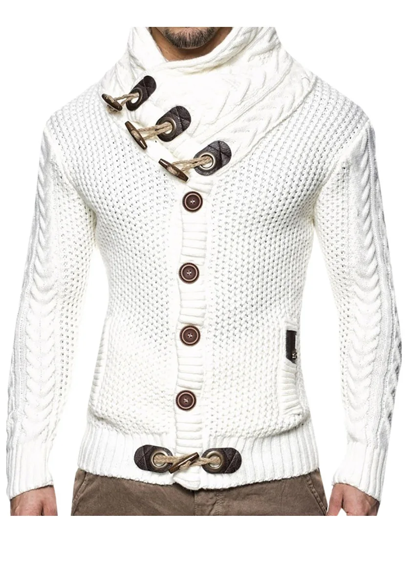 

ZOGAA Autumn Winter Fashion Casual Cardigan Long Sleeve Solid Sweater Coat Casual Knitting Mens Outerwear Sweaters 2019