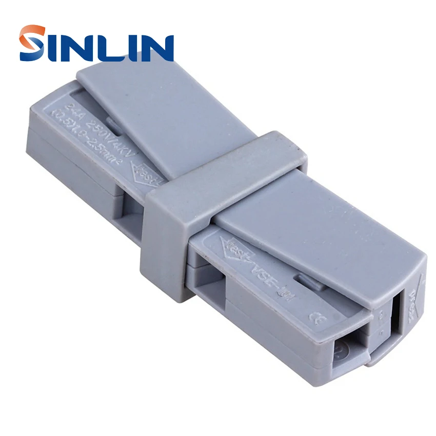 

10PCS WAGO 224-201 Single 1 pin cable wire connecting for lamp 0.5-2.5mm2 flexible cable connectors