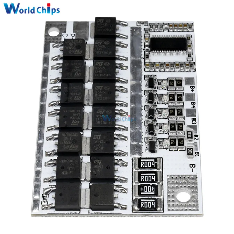 Печатная плата 3S 12 В 100A BMS для защиты аккумулятора литий ионный Литий полимерный