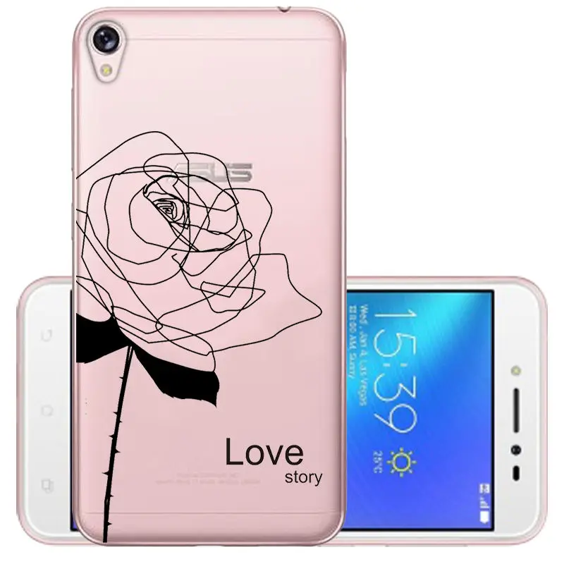 Silicone Fundas for ASUS ZB501KL Zenfone Live Soft TPU Case for ZB601KL ZC520TL ZE620KL ZA550KL ZC554KL Clear Protective Shell (16)