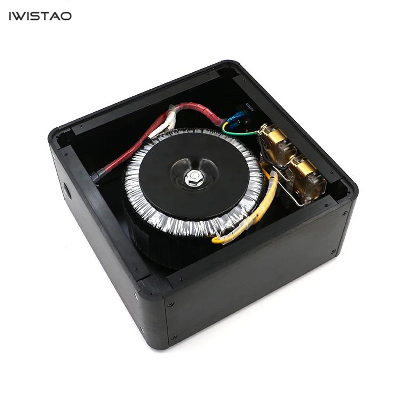 IWISTAO Toroidal Transformer 500W Balanced Isolation Box for Prealifire, CD player, Headphone Amplifier, LP