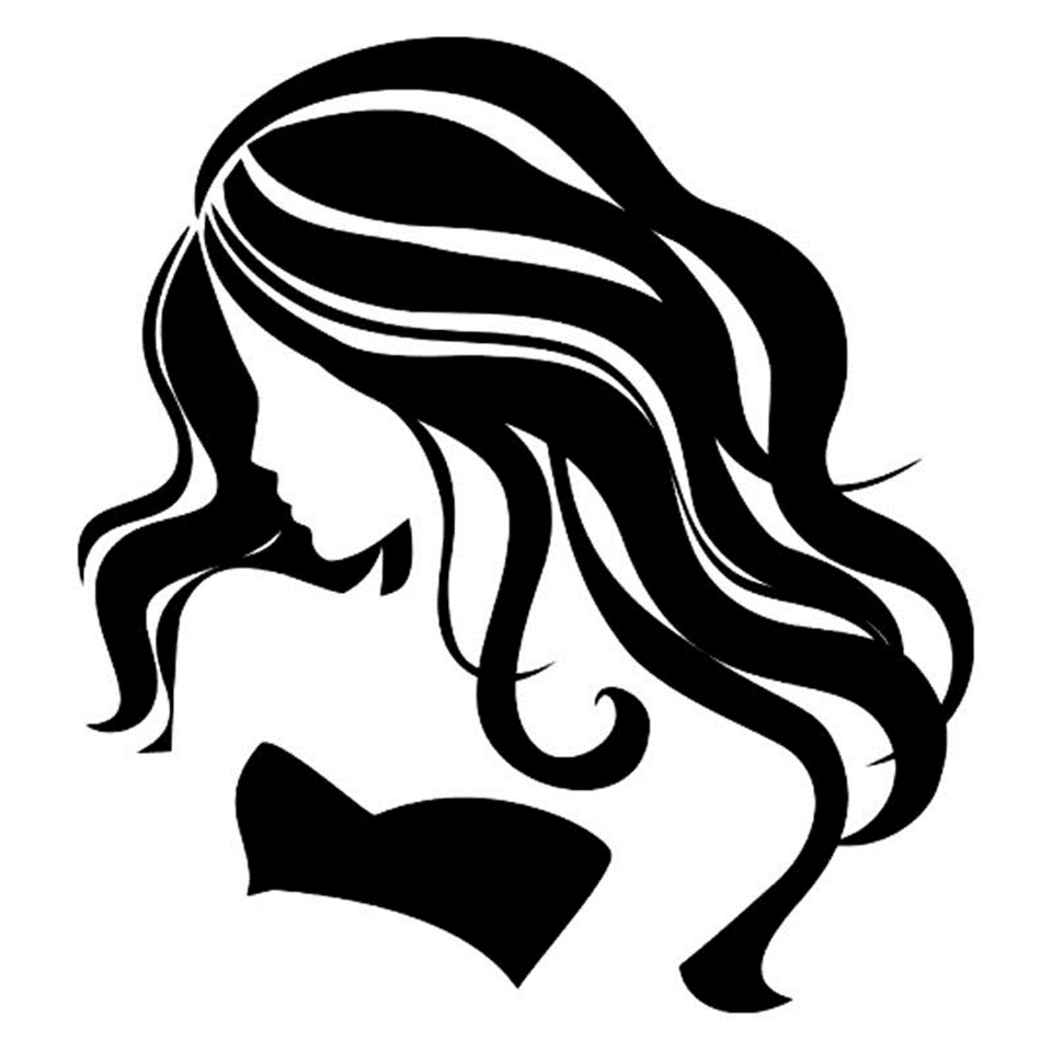 Stylish Sexy Girl Car Sticker Vinyl Decal Car-Styling Fahion Pretty Women Car Motorcycle Wall Window Door Stickers 13cm14 (4)
