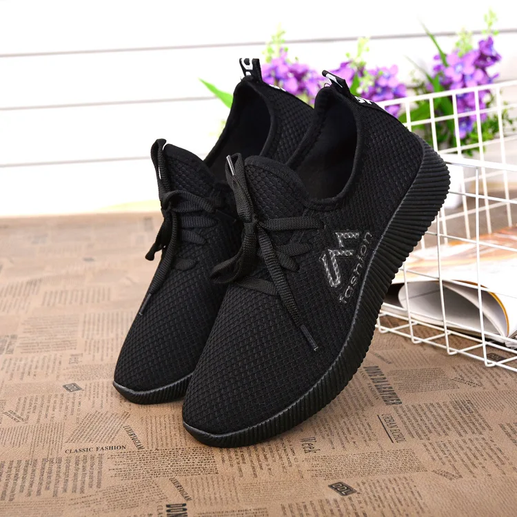 

New Sneakers Women's Shoes Flying Weaving Sport Brand Footwear Women's Sports Shoes Women's Vulcanized Shoes Women Drop Shipping