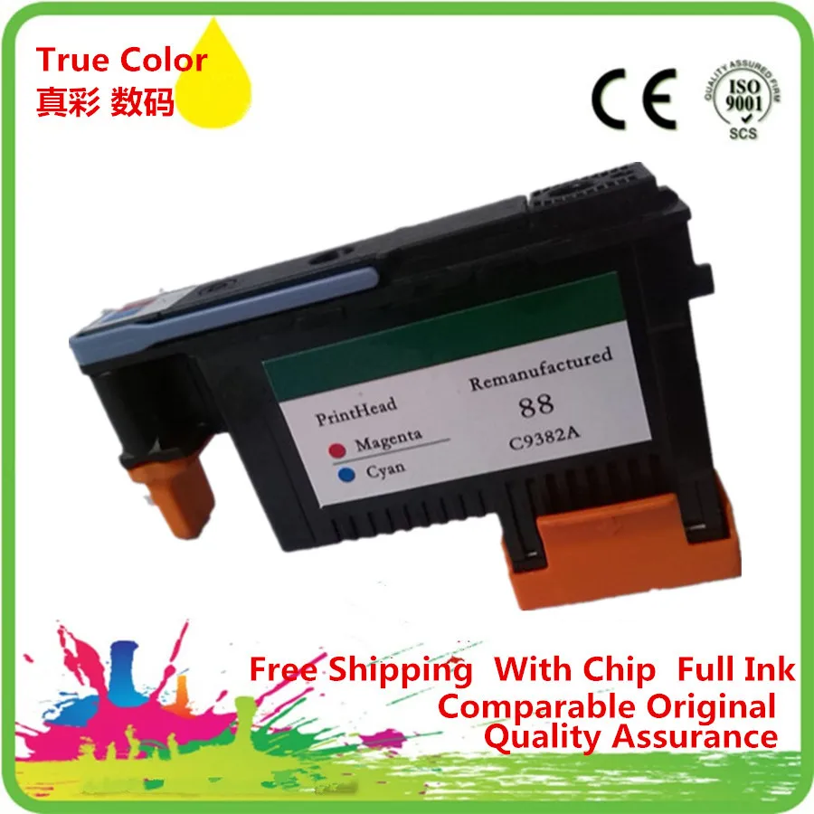 ZCA печатающей головки восстановленные For HP88 C9381A C9382A Officejet pro k550 k550dtn k550dtwm K5300 K5400 K5400tn