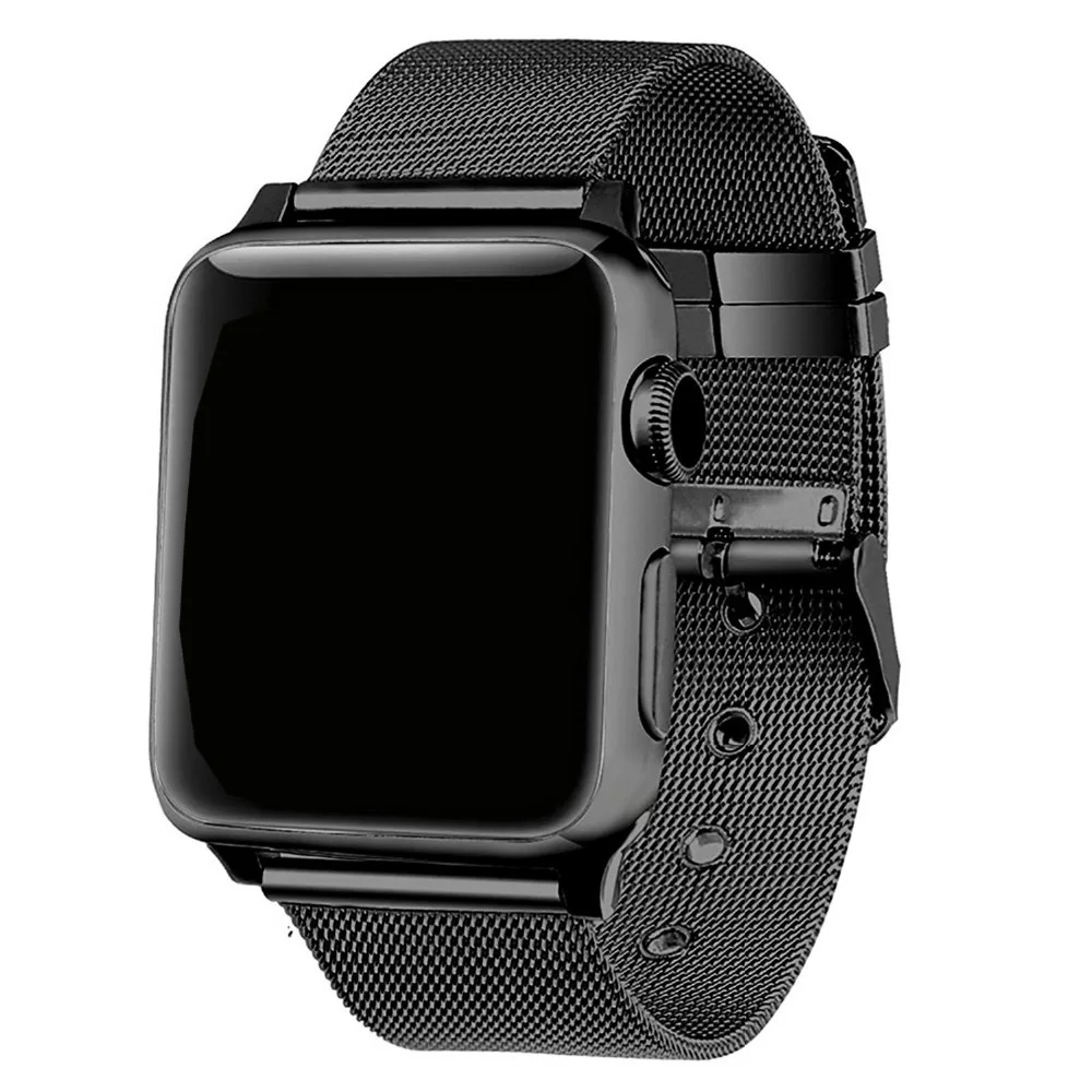 Для Apple Watch группа чехол 38 мм 42 Милан петля регулируемые классический