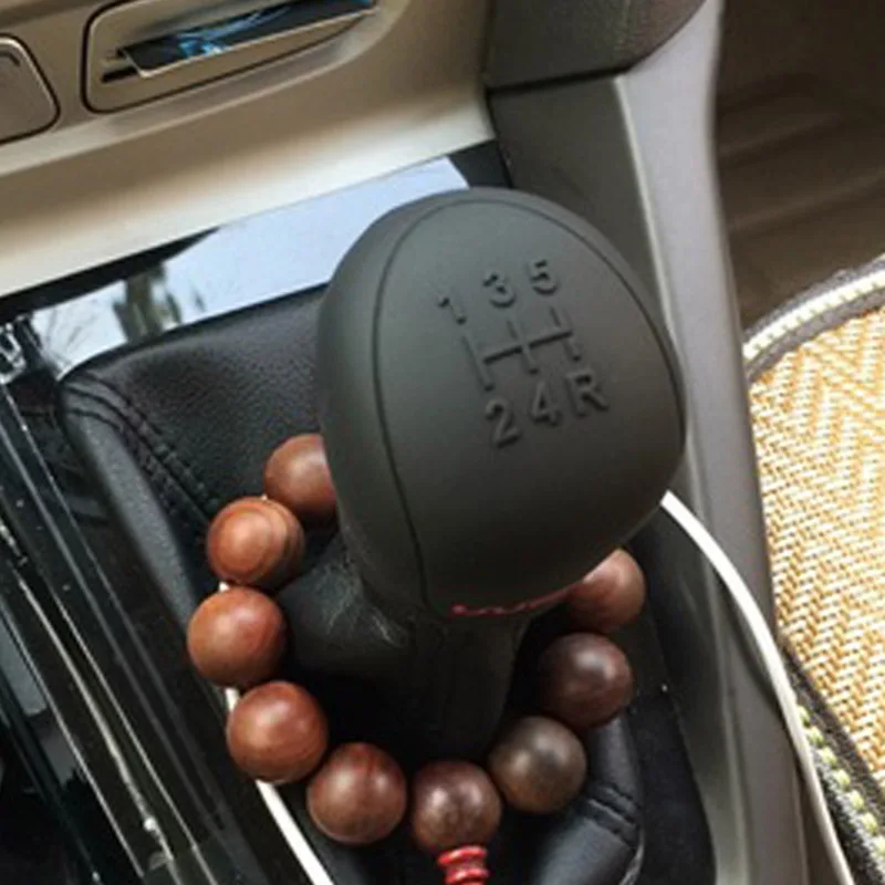 

2Pcs Universal Manual Gear Shift Collars Car Silicone Gear Head Shift Knob Cover Handbrake Grip Car Hand Brake Covers Case