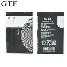 GTF 3,7 V 1020mah batería para Nokia batería de teléfono pequeño altavoz con tarjeta de radio batería BL-5C baterías de polímero de litio(China)