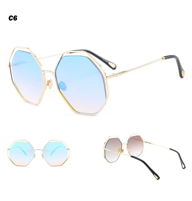2018 News Goggle Rimless Sunglasses (18)
