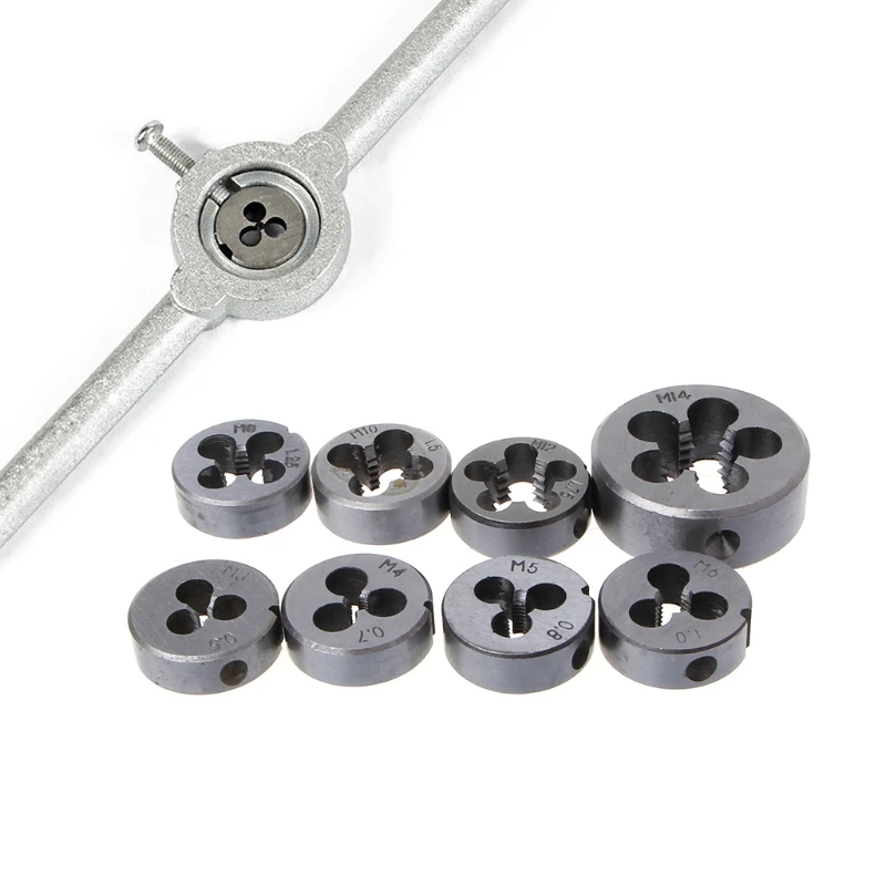 

High Hardness Threading Circular Die M3-M14 Wrench HSS Thread Tools Alloy Steel