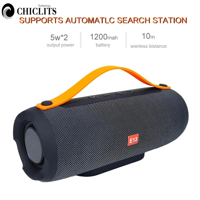 Портативная беспроводная Bluetooth Колонка 4 2 стерео система 10 Вт TF FM радио
