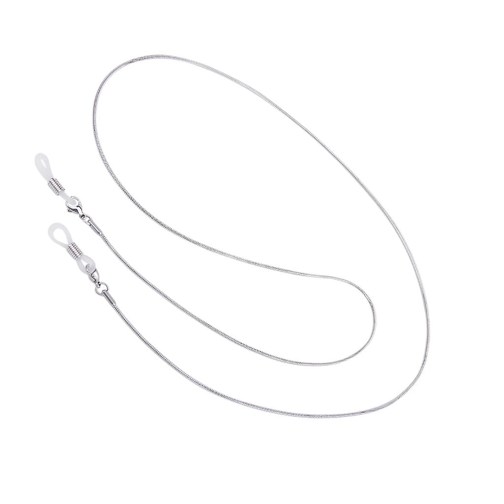 Stainless Steel Anti-Slip Eyeglasses Chains Rope Eyewear Neck Cord Landyard Retainer Prevent the Glasses Dropping