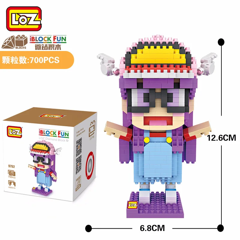LOZ Diamant блоков Аниме Фигурка FILLE Pour Enfants доктор Slump IQ Рисунок Arale poupee Жуэ блок весело