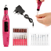 Аппарат для маникюрного станка электрические сверла для ногтей набор Шлифовальная Пилка Для ногтей пилка 10 шт. керамический фреза Гель-лак удаление