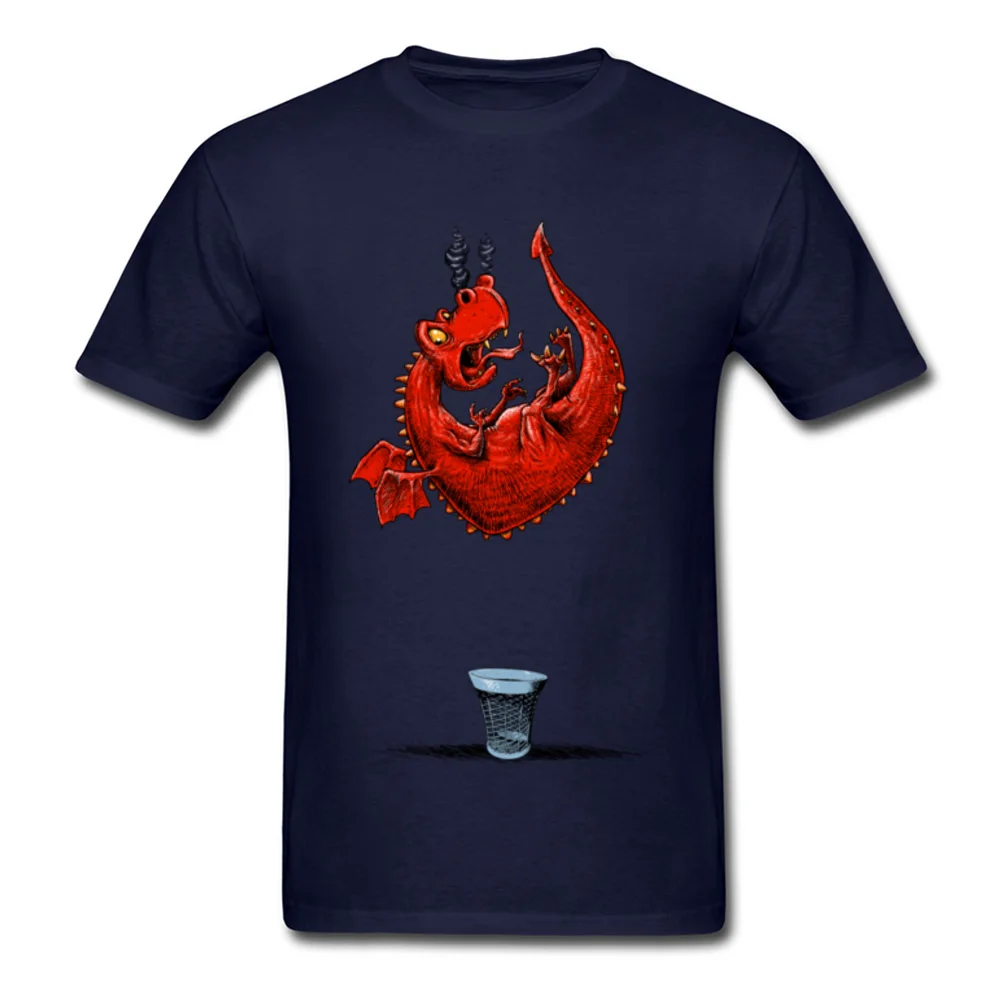 Drag n Drop All Cotton Men Short Sleeve Tops Shirt Summer Summer T Shirt Printed On Tee-Shirt Designer Round Collar Drag n Drop navy