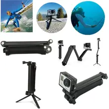 3 Way сцепление Водонепроницаемый монопод селфи-Палка с спортивные Камера штатив кронштейн Стенд
