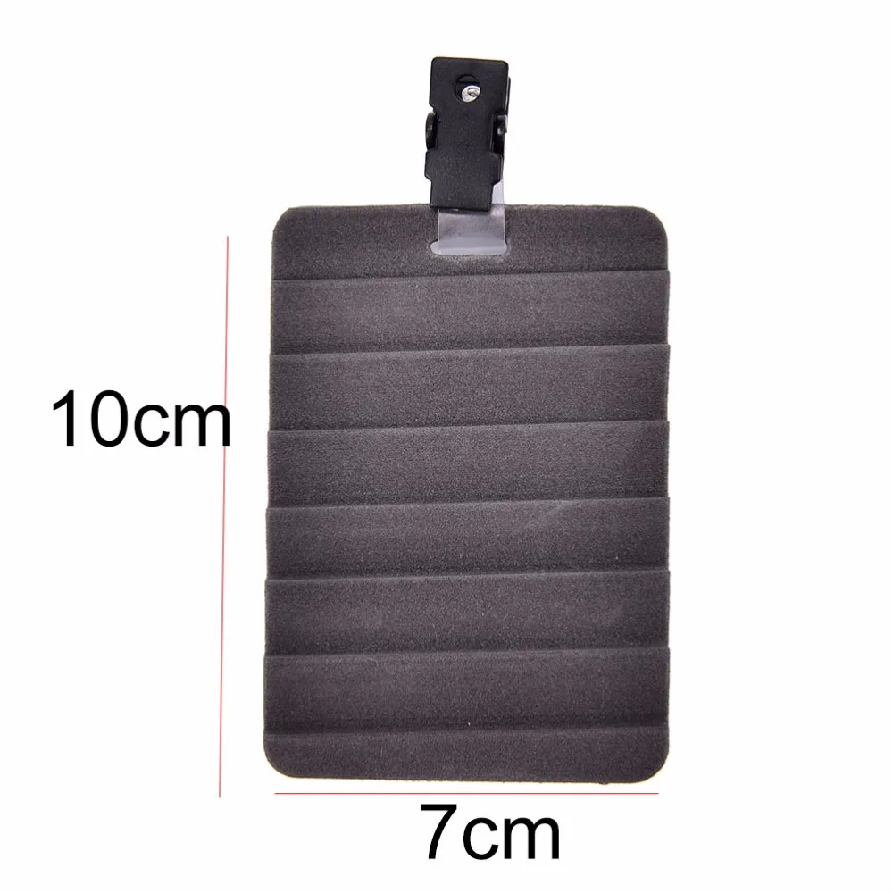 

Black Ripple Foam Fly Patch Fly Tool 1Pc 10*7cm Stream With Clip