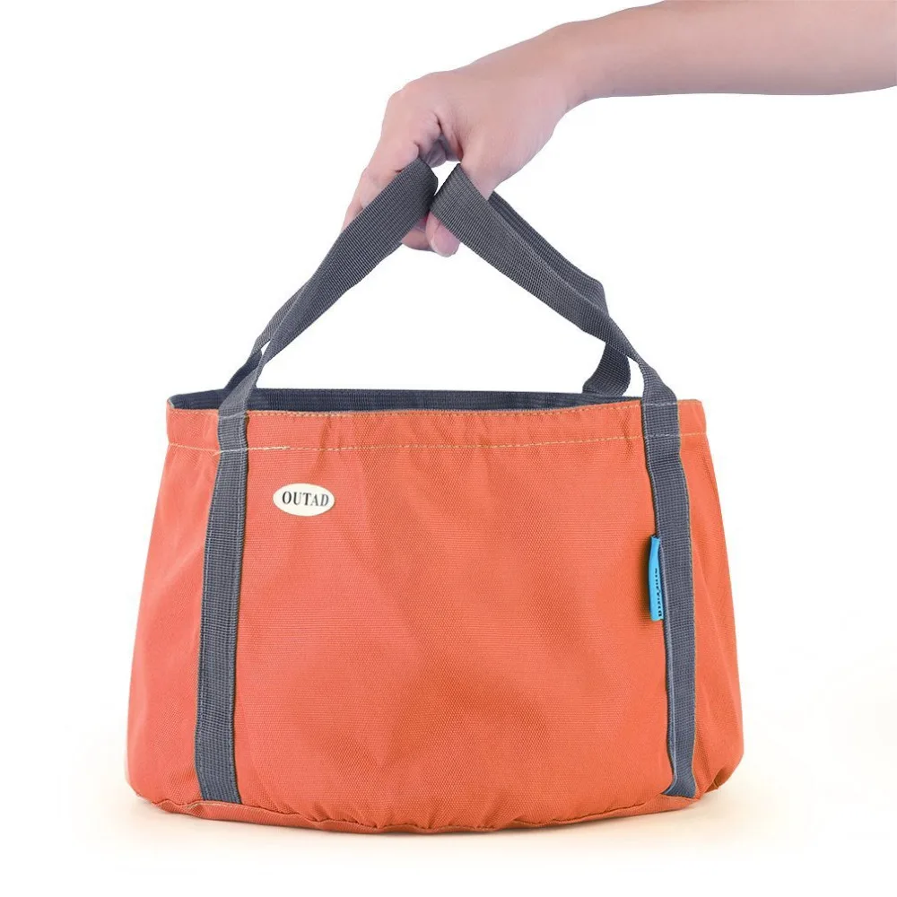 OUTAD Multi-funcional respetuoso con el medio ambiente Camping senderismo pesca portátil Camping cubo aplicable bolsa de cubo plegable OUTAD Multi-funcional respetuoso con el medio ambiente Camping senderismo pesca portátil Camping cubo aplicable bolsa de cubo plegable