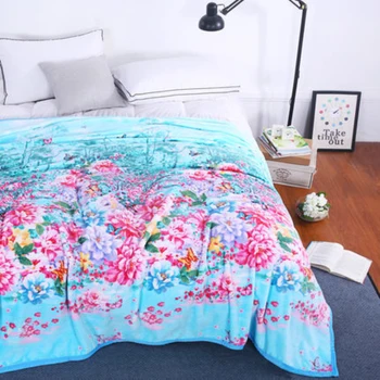 

LOSICOE-2 Plaid Super Soft Warm Coral Fleece Blanket Thick Flannel Blankets Sheets Towels Sofa Bed Textile 150X200 CM