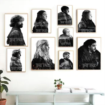 

Game of Throne 2019 GOT Season 8 TV series Home Kids living Room Bedroom Decor Print Poster Picture Painting Wall Art Canvas