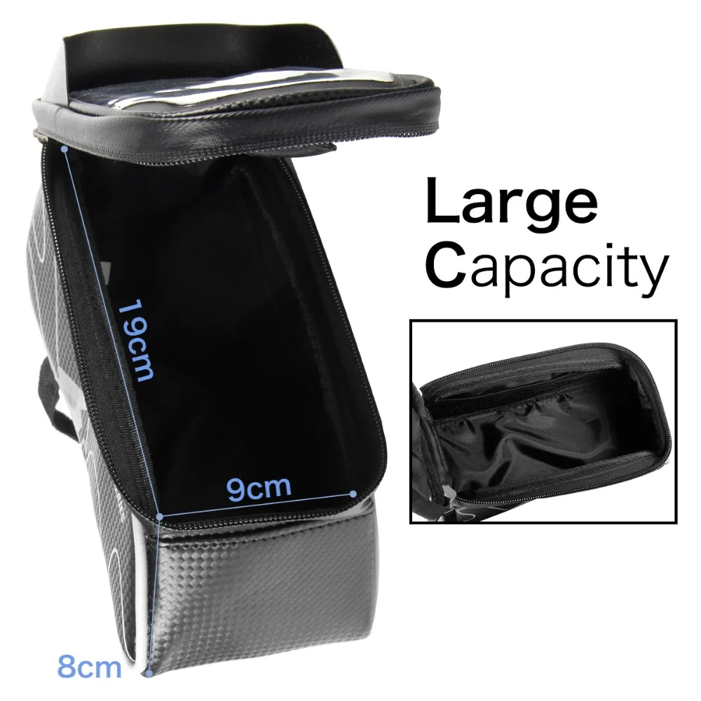 Sale Waterproof Bicycle Front Tube Bags 6 Inch Phone Touch Screen Bag Mountain Road Bike Top Front Tube Frame Bag Cycling Saddle Bag 5 Sale Waterproof Bicycle Front Tube Bags 6 Inch Phone Touch Screen Bag Mountain Road Bike Top Front Tube Frame Bag Cycling Saddle Bag 5