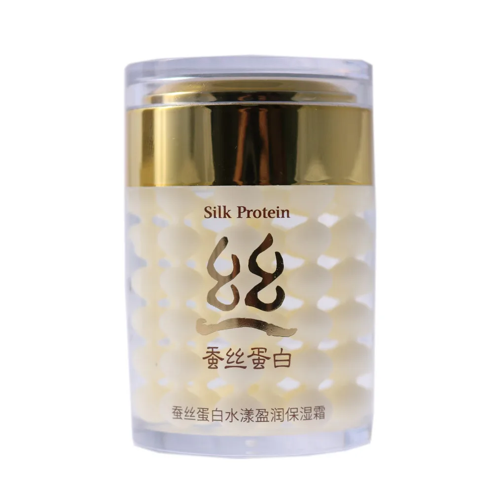 

BIOAQUA 60g Silk Protein Shiny Moisturizing Cream, Deep Moisturizing Face Cream Shrink Pores Anti Wrinkle Cream Skin Care